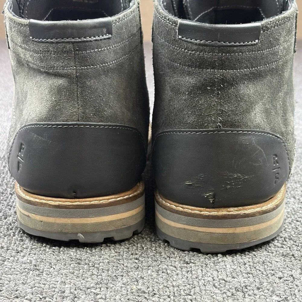 Reserved Footwear The Union RF140 Gray Suede Chukka Boots Men's Size 13